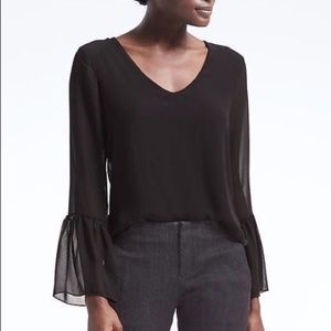 Banana Republic Overly Bell Sleeve Top, Size M